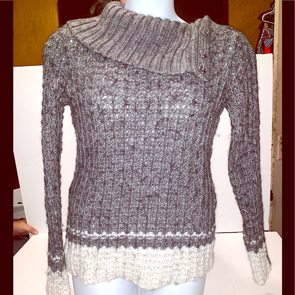 Ann Taylor loft wool/ alpaca blend med sweater